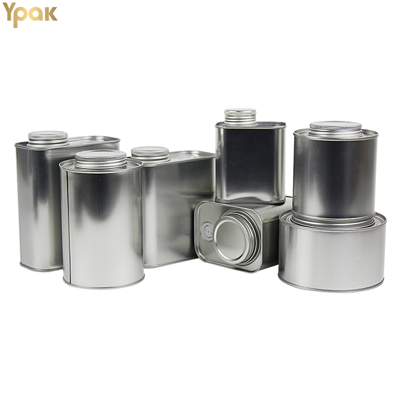 Custom Custom Empty Metal Tin Can 50G-250G Tinplate Cans Coffee Can Packaging With Screw Top Supplier, Factory