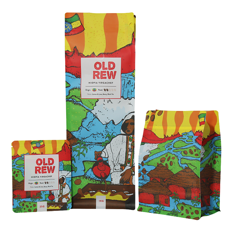 China PCR Eco-Friendly Recyclable/compostable flat bottom coffee bags Supplier, Factory