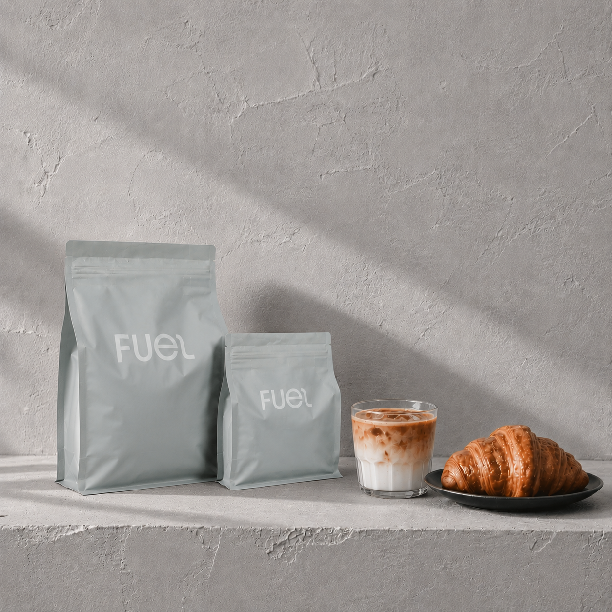 Wholesale Recyclable Frosted Flat Bottom Coffee Bags with Degassing Valve and Top Zipper Manufacturers, Factories