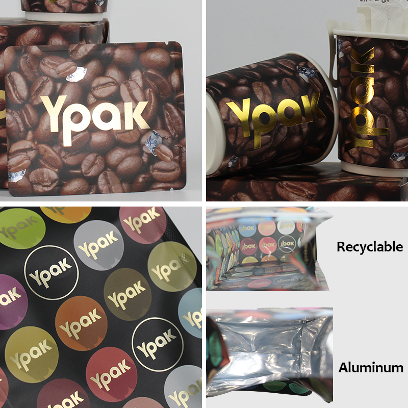 Wholesale Custom Eco-Friendly Recyclable Flat Bottom Coffee Pouch Bags Coffee Box Cups Packaging Kit Manufacturers, Suppliers