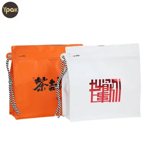 Wholesale Stock Micro-customization Hot Stamping Mylar Plastic Flat Bottom Bag