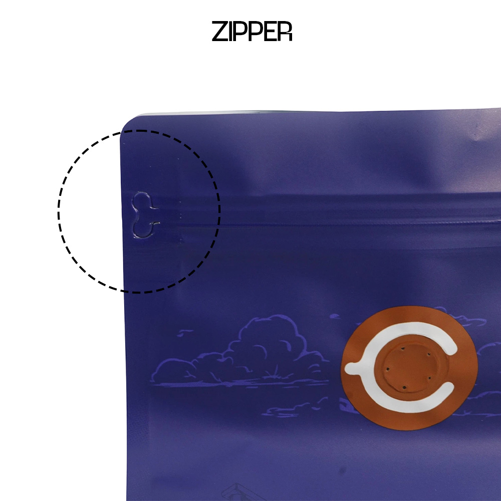 Custom Flat Bottom Coffee Bag