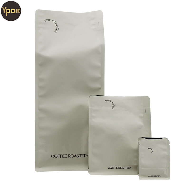 Custom Custom Mylar Plastic Aluminum 20G 100G 250G 1KG Flat Bottom Coffee Bag For Food Packaging Factory, Factories