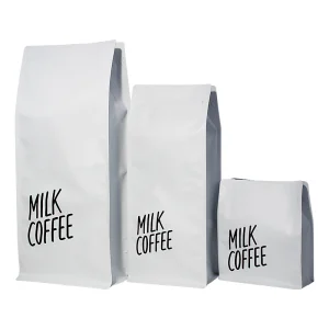 China Custom Printing 250g 1kg Compostable Plastic Mylar Flat Bottom Coffee Bags Packaging With Valve For The Russian Market Supplier, Factory