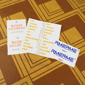 Wholesale Brand Logo 3D UV Transparent Transfer Sticker Factory, Factories