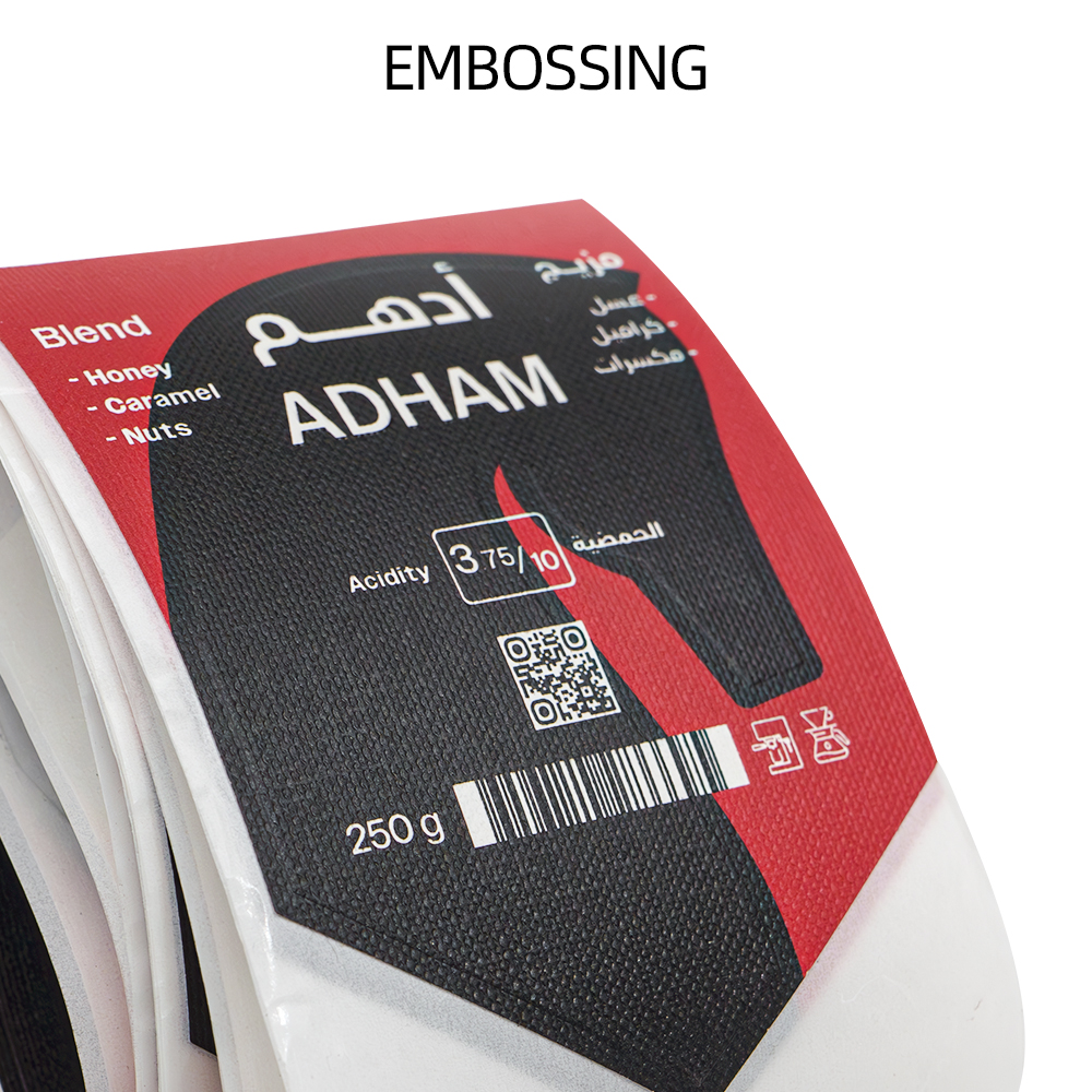 Wholesale Textured Paper Embossed Label Cultural and Creative Stickers  Suppliers, Factories