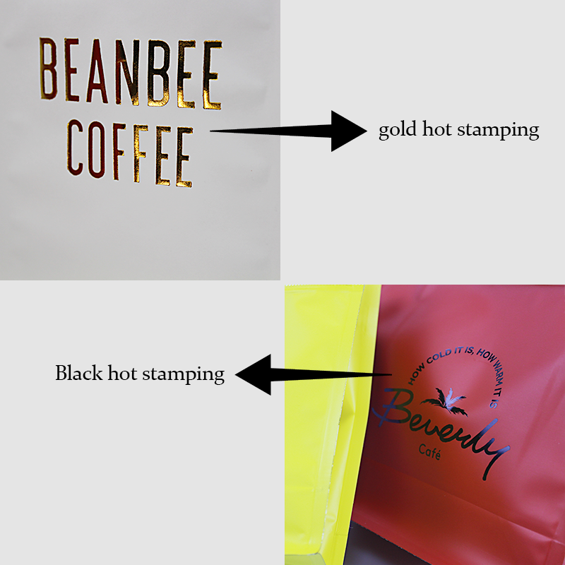 Wholesale Stock Micro-customization Hot Stamping Mylar Plastic 250g 500g Flat Bottom Coffee Bag With Lanyard Factory, Factories