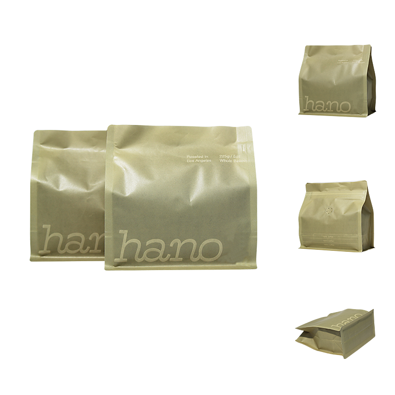 Wholesale Eco-Friendly Embossing Flat Bottom Coffee Bags With Valve And Zipper For Coffee/Tea Packaging Manufacturer, Suppliers