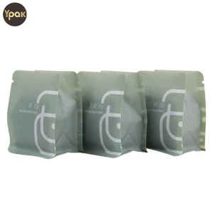 China Custom Rough Matte Finish Recyclable Coffee Bag