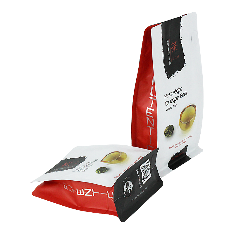 Wholesale Custom Plastic mylar aluminum flat bottom bags tea packaging pouch Manufacturer, Factory