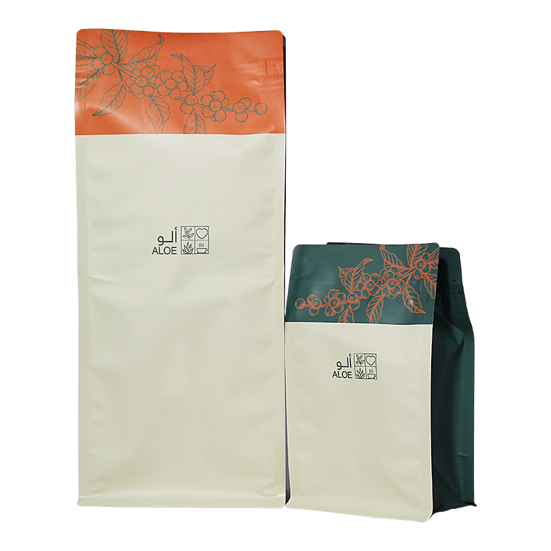 Custom wholesale Custom Hot Stamp Flat Bottom 250G 1Kg Set For Coffee Bean Packaging Bags Manufacturer, Suppliers