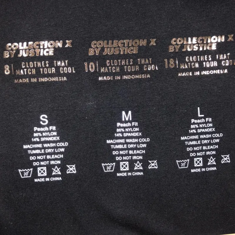 Buy Seamless Inner Neck Size Labels by China Factory Suppliers: Comfort & Quality for Your Brand Suppliers, Factories