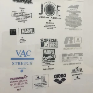OEM Inner Neck Size Labels