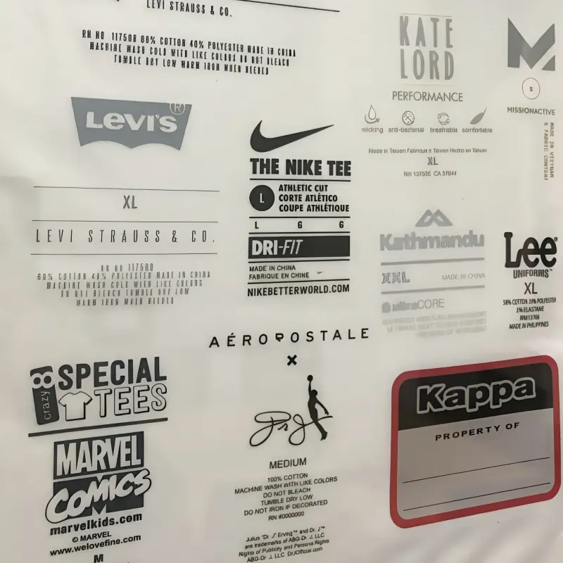 Buy Durable Inner Neck Size Labels | Cost-Effective Screen Print Transfers from China Suppliers & Factory for Volume Apparel Manufacturers, Factory