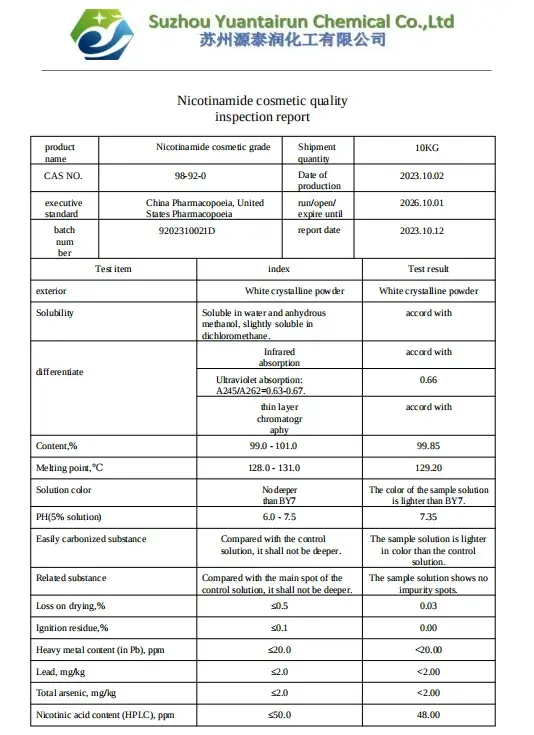 Wholesale Niacinamide/NiacinamideSL Food Grade Vitamin B3 Nicotinamide VB3 CAS 98-92-0 Nicotinamide Vitamin Factory, Factories