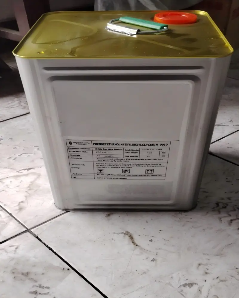 Wholesale Phenoxyethanol 90%+Ethylhexylglycerin 10% PE9010 Composite Preservatives for Personal Care and Home Care Products CAS: 122-99-6+70445-33-9 Suppliers, Exporters
