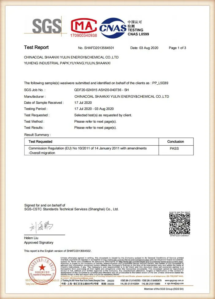 Quality Management System ISO 9001 Certificate