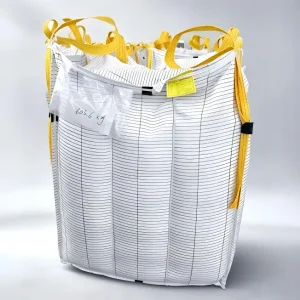 Custom Type C Conductive FIBC Bulk Bag with Top & Bottom Discharge Design for Electrostatic-Sensitive Materials Manufacturer, Exporter