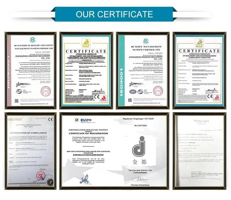Certificado de Qualidade CE ISO