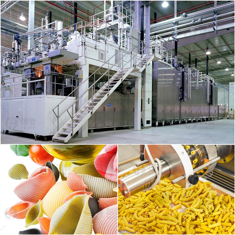 Equipamento de Produção de Macarrão em Grande Escala Linha de Produção de Massa Italiana Eficiente em Energia Linha de Produção de Massa Italiana Totalmente Automatizada