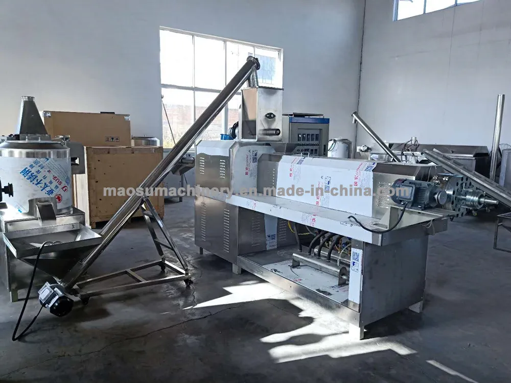 Linha de Produção para Processamento de Macarrão Curto Frito Seco