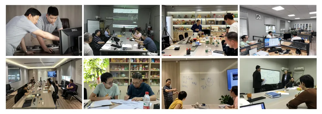 Área de trabalho profissional e equipa técnica