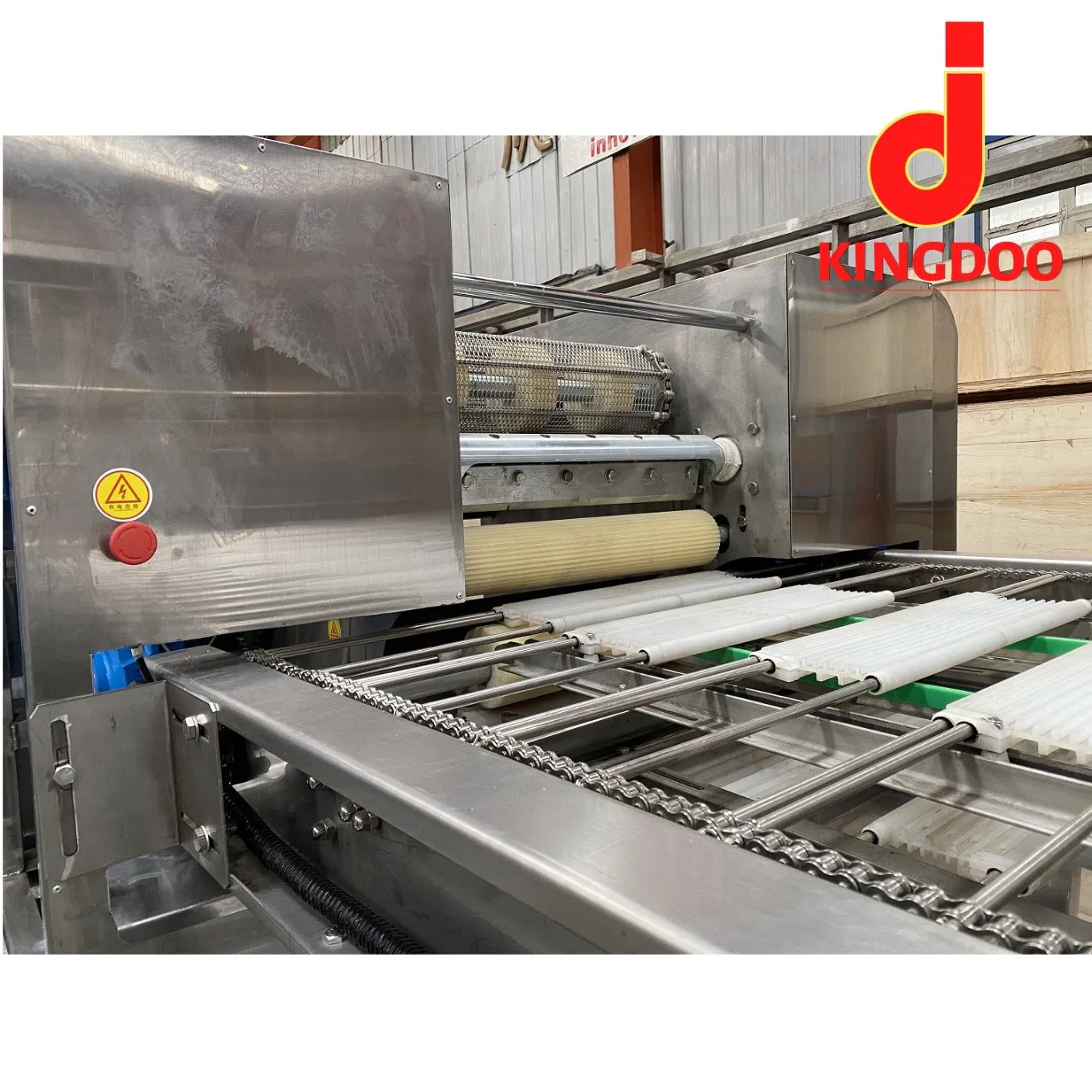 Linha de Produção de Macarrão Instantâneo Frito e Não Frito com Embalagem Automática em Copo