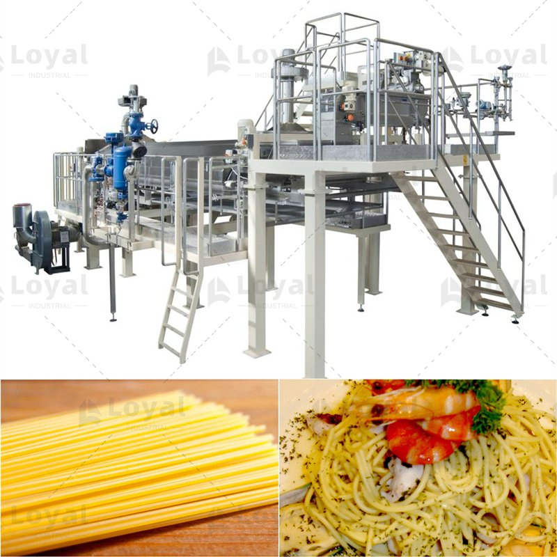 Linhas de Produção de Macarrão Longo e Curto Equipamento de Processamento de Macarrão Seco Linha de Produção de Macarrão