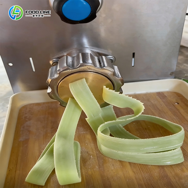 60-150kg/Hour Máquina Automática de Macarrão Elétrica de Cabeça Única para Fazer Massas Frescas Italianas para Processamento de Massa de Noodle Extrusora