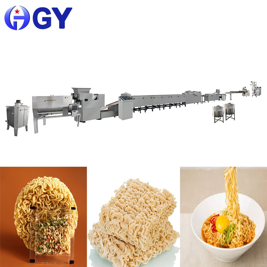 11000 Pacotes de Pequena Linha de Produção de Macarrão Instantâneo Jinan Fabricantes Exportar Máquina de Macarrão Instantâneo Frito Corrugado