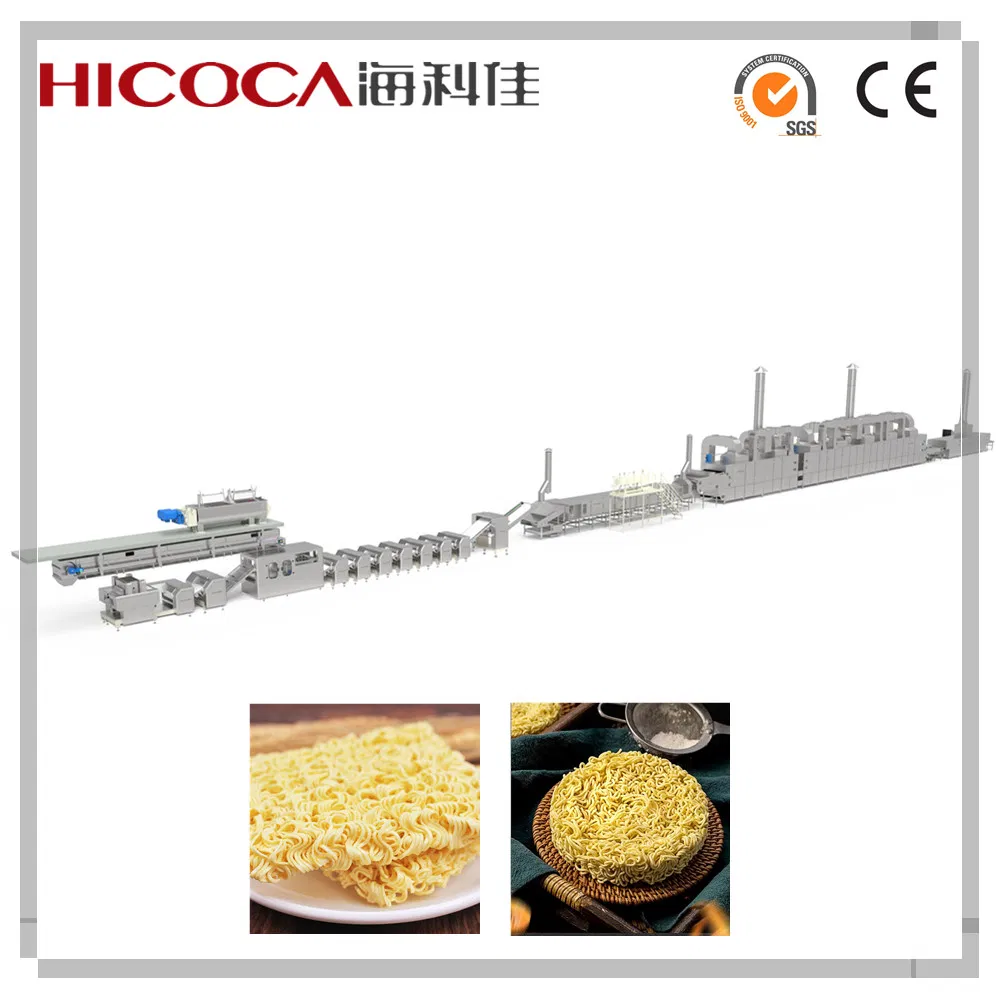 Linha de Produção de Macarrão Instantâneo Frito e Não Frito Inteligente