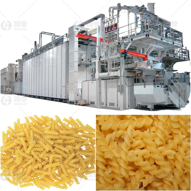 Linha de Produção Automática de Pasta Penne Equipamento de Extrusão de Macarrão Italiano Sistema Avançado de Modelagem de Fusilli