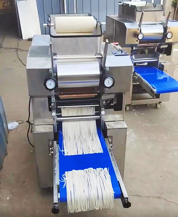 Máquina Automática de Macarrão Japonês para Fazer Massa Fresca de Ramen e Cortar Noodles