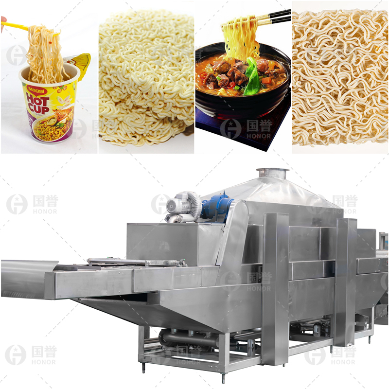 Máquina de Fazer Macarrão Instantâneo Frito e Linha de Produção de Macarrão Nutritivo para Fábrica de Diferentes Escalas