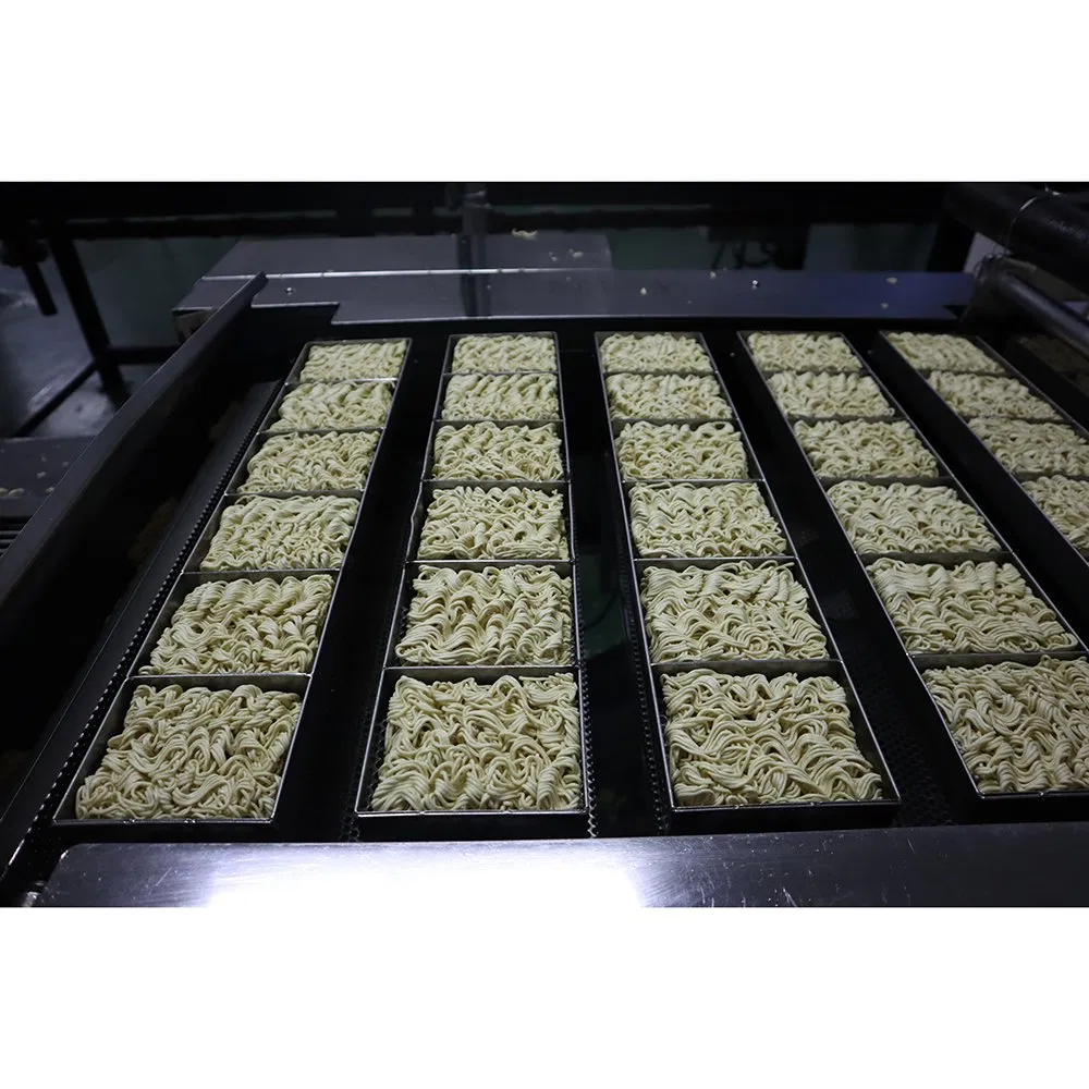 Sistema de Produção de Macarrão Instantâneo Frito Eficiente Industrial
