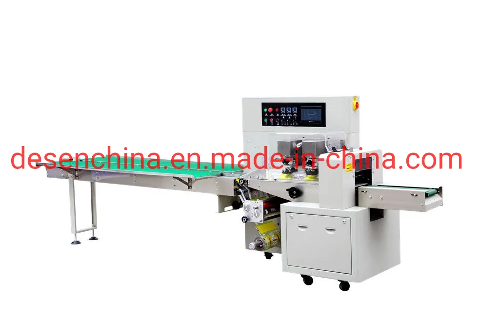 Foto da Máquina de Embalagem de Noodles de Arroz em Fluxo Horizontal