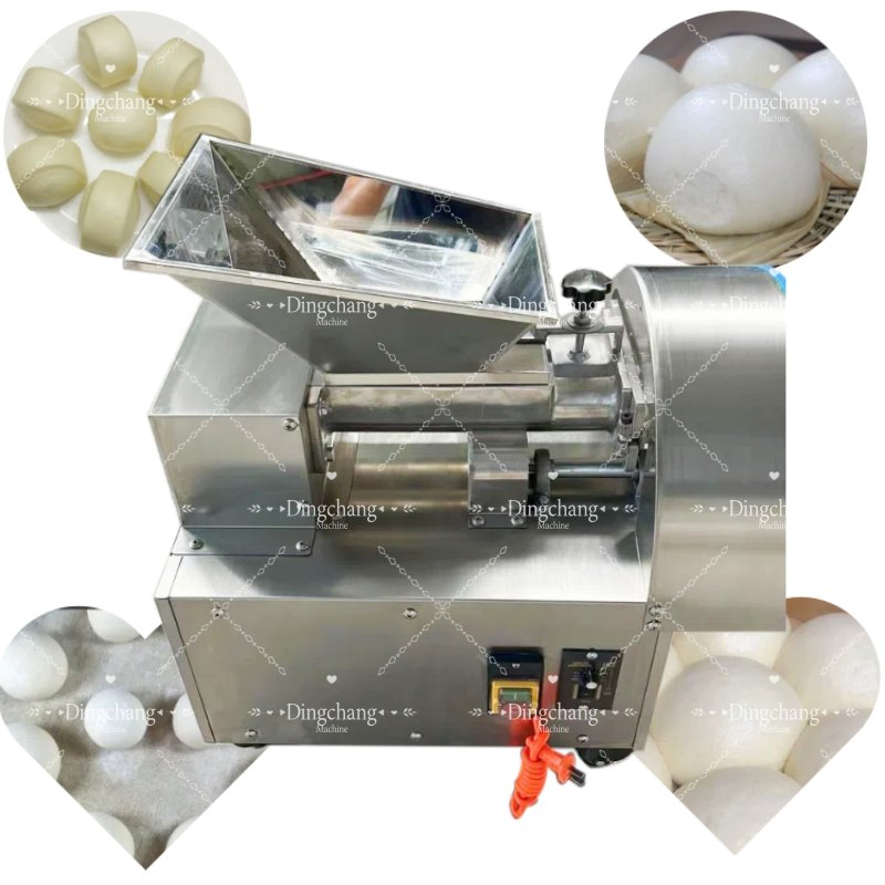 Máquina de Corte de Massa de Macarrão Fácil de Operar, Máquina Divisora de Massa de Pão Redonda, Divisora de Massa de Pão Redonda