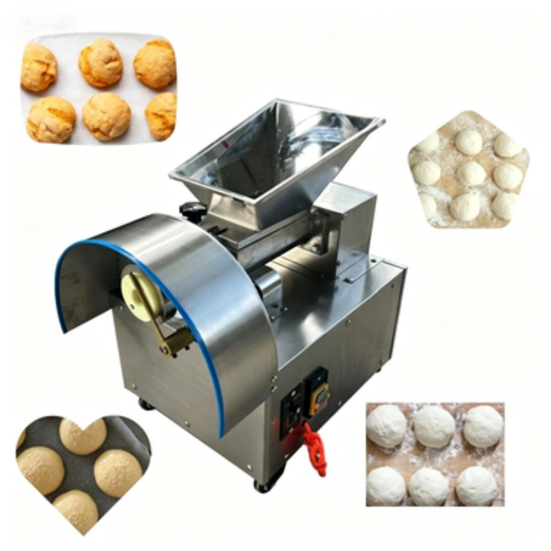 Máquina Industrial de Corte de Massa para Pizza, Máquina Divisora e Arredondadora de Massa