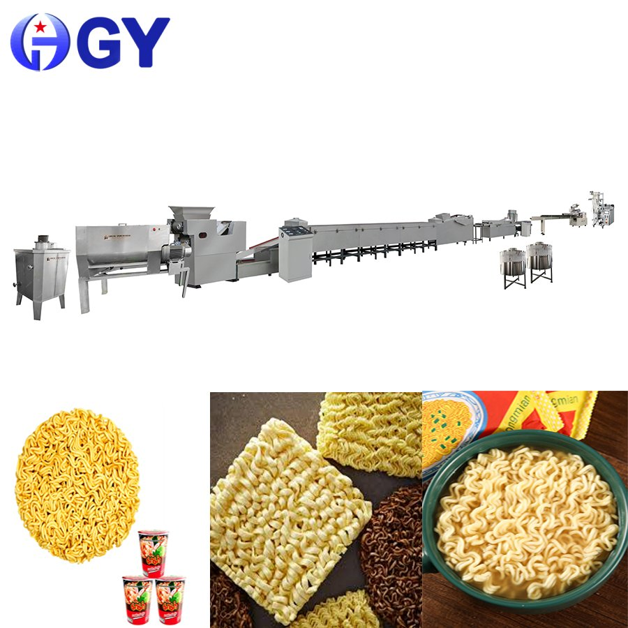 Máquina de Fazer Noodles Instantâneos Fritos Linha de Produção de Noodles Ramen