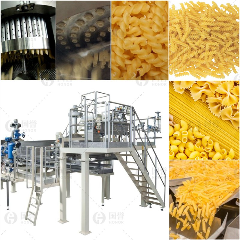 Linha de Produção de Massa Longa Linha de Produção de Massa Curta Processo de Fabricação de Massa
