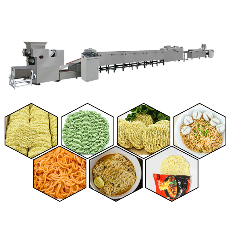 Linha de Produção de Macarrão Instantâneo Frito Automática Completa à Venda