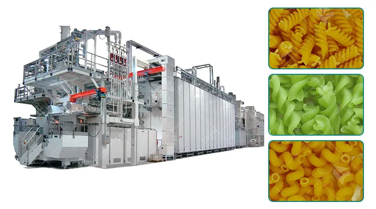 Linha de Produção de Massa Seca Linha de Produção de Espaguete Linha de Processamento de Massa Seca de Corte Longo