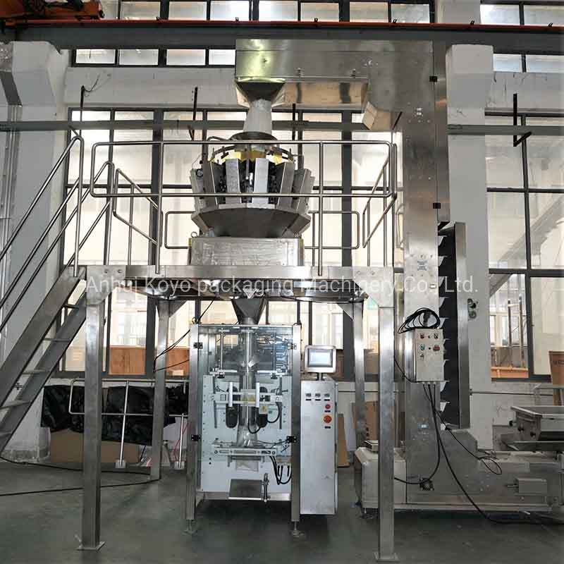 Ky540b Automático 250/500g, 1kg Máquina de Embalagem de Macarrão Vertical de Combinação com Múltiplas Cabeças para Embalagem em Saco Plástico