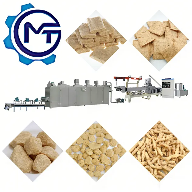 Linha de processamento de carne vegetariana