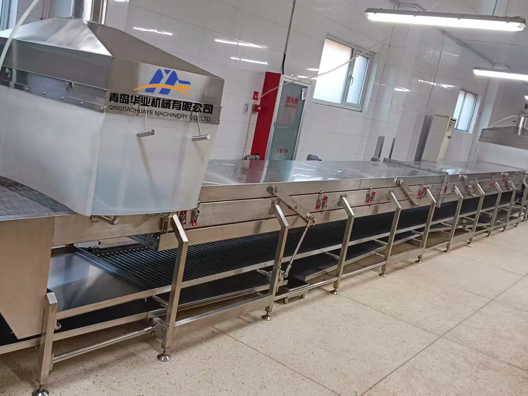 Máquina de Cozimento a Vapor Contínuo para Cozimento em Massa de Pequenos Pães Cozidos a Vapor
