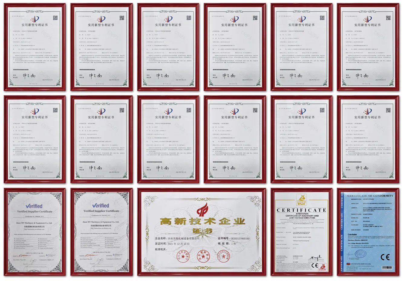 Certificados de qualidade