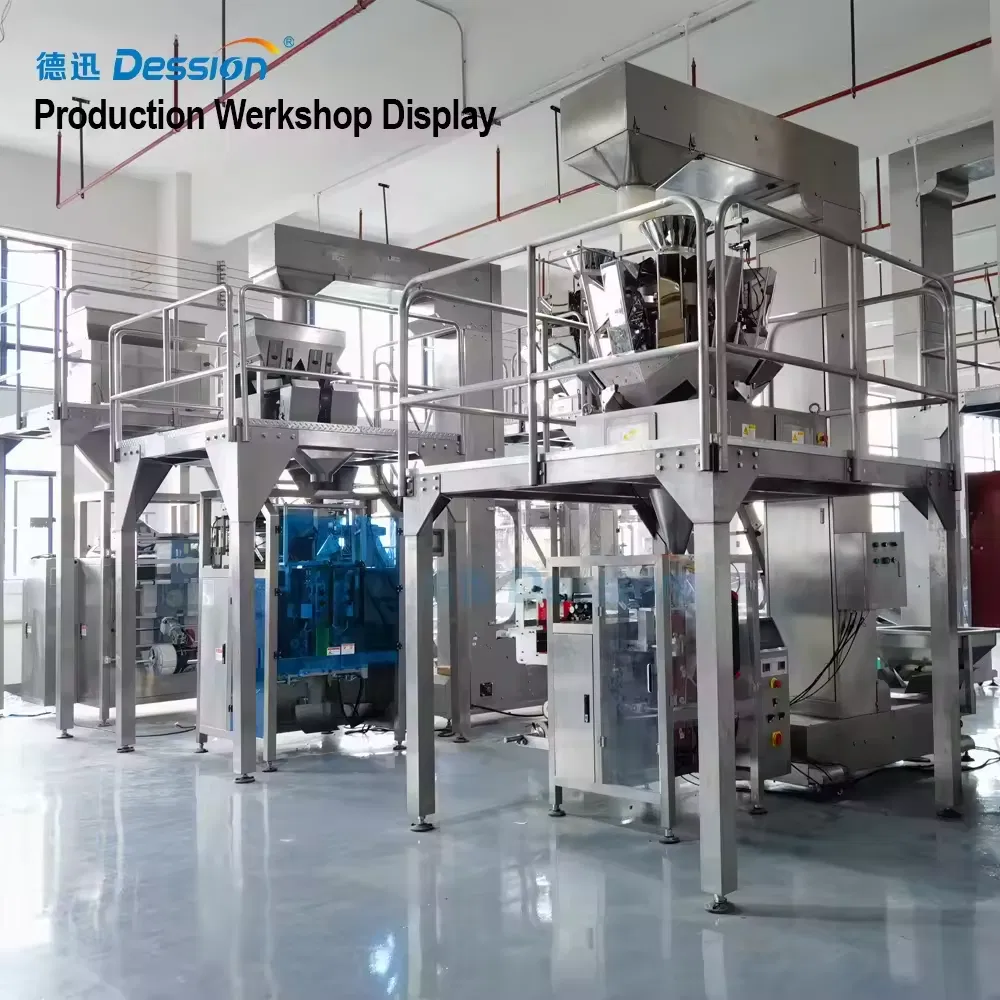 Máquina de Embalagem de Pesagem Automática de Noodles Industriais para Pacotes de Pasta