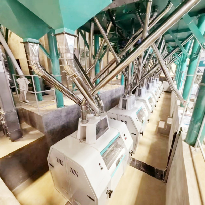 80t/24h Planta de Moagem de Farinha de Trigo Completa para o Mercado do Zimbábue