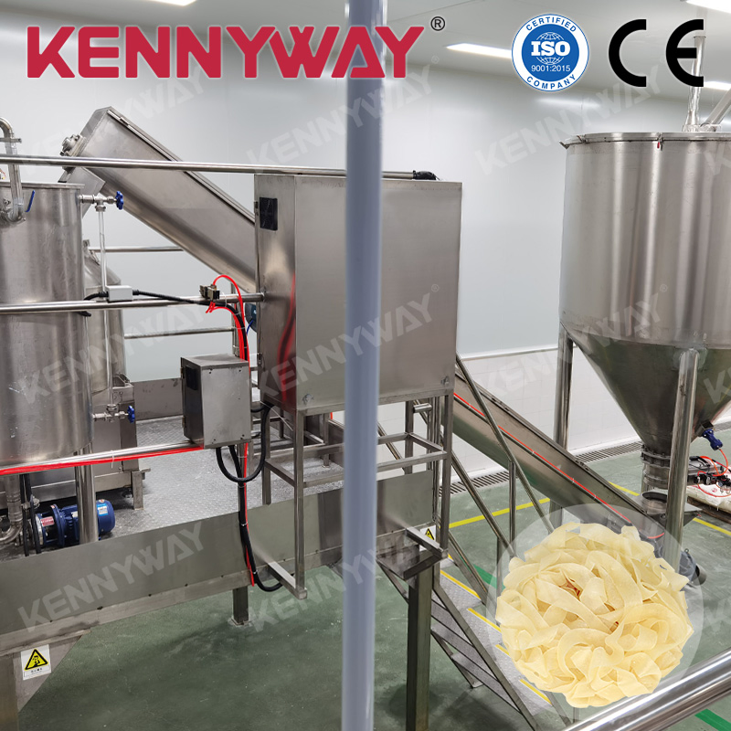 Linha de Produção de Noodles Micro Puffados Avançados para Processamento de Alimentos Não Fritos