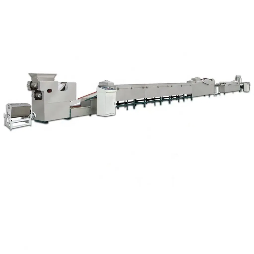 Equipamento para Fabricação de Macarrão Frito/Não Frito - Linha Completa de Macarrão Instantâneo em Saco de Barril